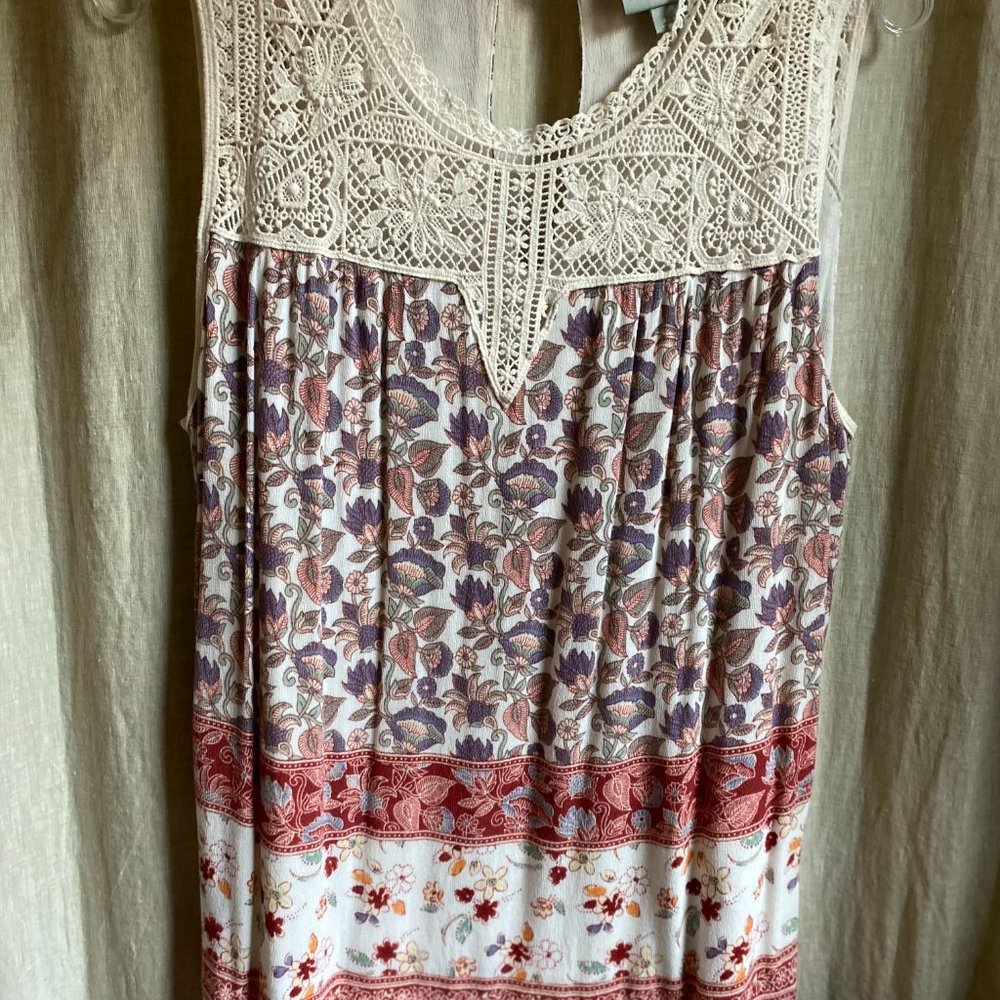NWOT Anthro Maeve Sleeveless Blouse size L - Picture 3 of 9
